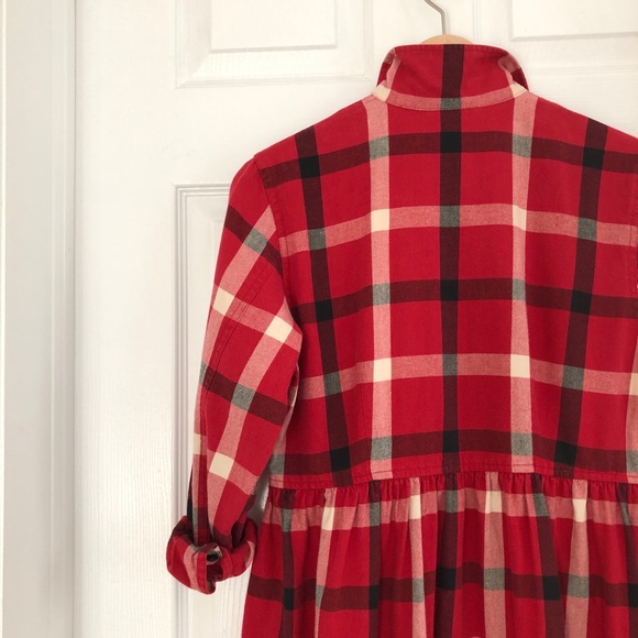 Vintage Jones New York Flannel Shirt Dress - Picture 8 of 9